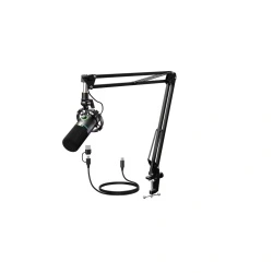 Set Microfon Dinamic MAONO PD200Xs, Negru, XLR/USB, Brat extensibil (desigilat)