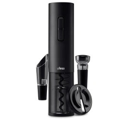 Set Tirbuson Electric UFESA Easy Open, 4 in 1, Baterie Reincarcabila + Accesorii Vin, Negru - Img 6