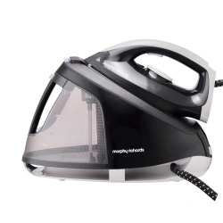 Statie de calcat MORPHY RICHARDS, EasySteam, 2400W, Capacitate 1.8L, 6 Bari, Talpa ceramica, Tehnologie AutoClean