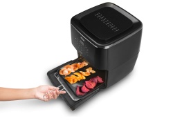 Air Fryer si Cuptor cu Aer Cald UFESA Sensei 12L, 1700W, 10 Programe, Ecran Touch, Negru - Img 4