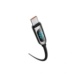 Cablu de Date Type-C la Type-C 100W, Fast Charging, 1m - Baseus Display (CATSK-B01), negru