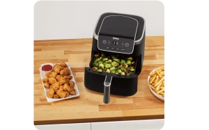 Friteuza cu aer cald Ninja AF140EU, 2000W, 4.7L, 4 programe de gatit, negru - Img 4