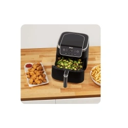Friteuza cu aer cald Ninja AF140EU, 2000W, 4.7L, 4 programe de gatit, negru - Img 4