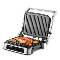 Grill Electric UFESA Everest, Putere 2000W, Deschidere 180 grade, Inox, suprafata antiaderenta - Img 5