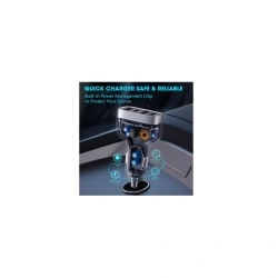 Incarcator auto Veger 2x USB QC 3.0 + 2x Type C PD, Negru - Img 2