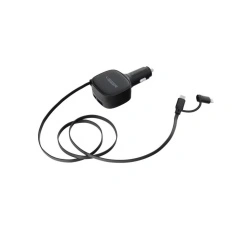 Incarcator auto Veger CC89, 1 x USB-A, 1 x USB-C, 1 x Lightning, 84 W, negru - Img 3