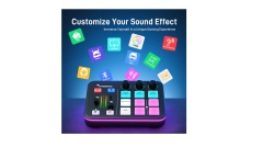 Mixer audio si placa de sunet Maono G1 Neo, RGB, Bluetooth 4.2, XLR, 2 x USB, Jack 3.5 mm, Negru (desigilat) - Img 4