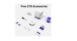 Pachet accesorii Narwal pentru Z10, contine: 1 perie principala anti incurcare, 3 perechi de lavete pentru mop, 2 perii laterale, 2 flacoane cu solutie de curatare, 2 saci de praf pentru statia de aspirare, 2 filtre HEPA, 2 filtre tip burete