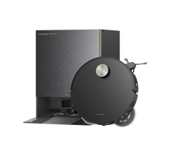 Robot de aspirare cu mop Dreame X60 Ultra Complete RLX87DE-BK, tehnologie HyperStream Detangling DuoBrush 2.0, navigare VersaLift DTOF cu camere AI, 35000Pa, negru