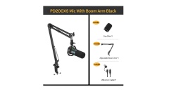 Set Microfon Dinamic MAONO PD200Xs, Negru, XLR/USB, Brat extensibil (desigilat) - Img 2