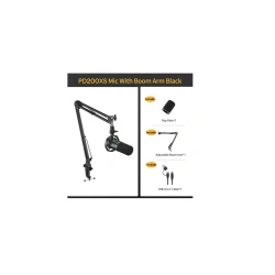 Set Microfon Dinamic MAONO PD200Xs, Negru, XLR/USB, Brat extensibil (desigilat) - Img 2