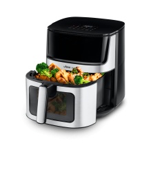 Air Fryer Digital UFESA Heron 8L, Temperatura 80-200 grade C, Fereastra Vizualizare, 1700W, argintiu - Img 5