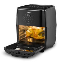 Air Fryer si Cuptor cu Aer Cald UFESA Sensei 12L, 1700W, 10 Programe, Ecran Touch, Negru