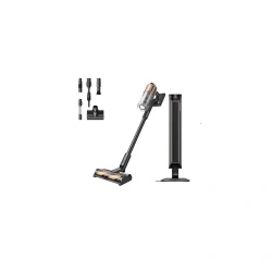 Aspirator vertical Dreame Z20 Station VZV25A, 26000 Pa, 250W, 90 minute, cu statie de golire, iluminare LED, 2,20 kg, baterie 2850mAh, negru
