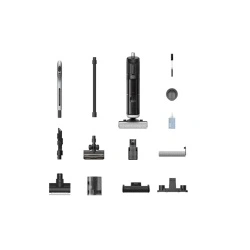 Aspirator vertical umed uscat Dreame H14 Dual, 4 moduri de aspirare, 18.000Pa, negru