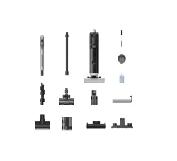 Aspirator vertical umed uscat Dreame H14 Dual HHV25A, 4 moduri de aspirare, 18.000Pa, negru