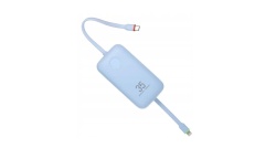 Baterie externa Veger W1188, 1 x USB-C, 1 x USB-A, 10000 mAh, 5 V, 2 A, 35 W, Blue