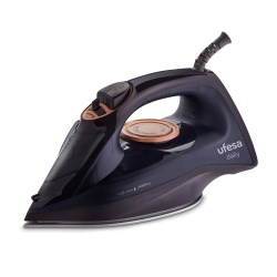 Fier de calcat Ufesa Daily, Putere 2400W, Talpa Ceramica, Jet de Abur 120g, Sistem Anti-Calcar si Anti-Picurare,
