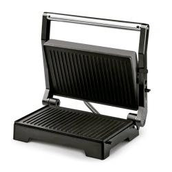 Grill Electric UFESA Haku PR1100, Putere 1000W, Placi Antiaderente, Deschidere 180 grade - Img 3