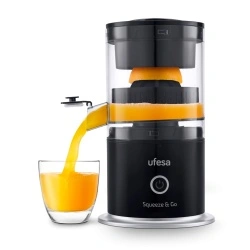 Storcator de Citrice Portabil UFESA Squeeze&Go, Reincarcabil USB, 45W, Negru - Img 4