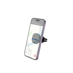 Suport telefon magnetic pentru grila ventilatie Borofone Cloud BH102, negru - Img 4