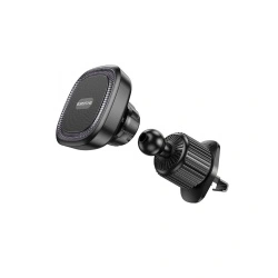 Suport telefon magnetic pentru grila ventilatie Borofone Ice BH96, negru - Img 3