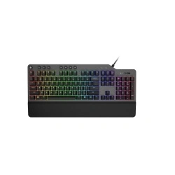 Tastatura gaming mecanica Lenovo Legion K500, iluminare RGB, switch Red, taste multimedia, Iron Grey