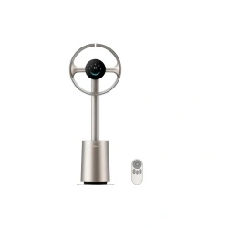 Ventilator fara pale Dreame MF10, Flux de aer 270°, Control prin aplicatie, Telecomanda, Auriu