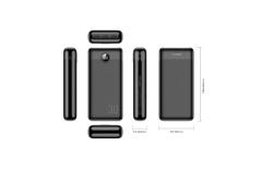 Acumulator extern Veger L30, Fast Charge, 30000 mAh, PD20W, Display LED, Black - Img 3