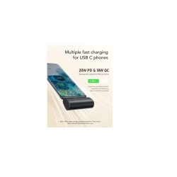 Acumulator Extern VEGER Mini Plug On W0556 1x UBS-C 5000mAh, negru - Img 3