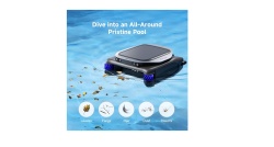 Aspirator piscina DREAME J1 Skimmer, alimentat cu panou solar, curatare 24/7, moduri de incarcare duala, negru - Img 3