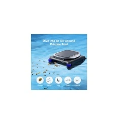 Aspirator piscina DREAME J1 Skimmer, alimentat cu panou solar, curatare 24/7, moduri de incarcare duala, negru - Img 3