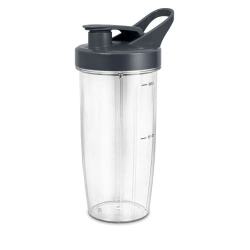 Blender UFESA Nutrishake 1200W, 2 Recipiente Sport, Lame Inox, Negru/Argintiu - Img 5