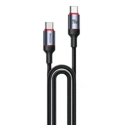 Cablu pentru Incarcare Yesido, Type-C la Type-C, 240W, 480Mbps, 2m, negru