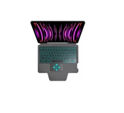 Husa cu tastatura + folie iPad Pro 11 (2022) Techsuit KeyTab Pro, negru