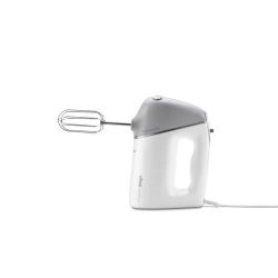 Mixer de Mana UFESA Provence, 600W, 5 Viteze + Turbo, Accesorii Inox, Alb/Gri - Img 3