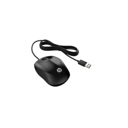 Mouse cu fir HP 1000, USB, ambidextru, 1200 DPI, 3 butoane, negru - Img 3