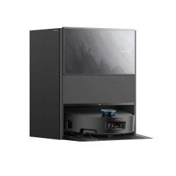 Robot de aspirare cu mop tip rolă Dreame Aqua 10 Ultra Track Complete, stație automată de golire 3.5l, 30000Pa, negru