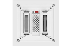 Robot de aspirare geamuri Hutt W9, modul curatare umeda, modul de umplere al rezervorului cu apa, 24V, 90W, alb - Img 2