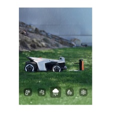 Robot de tuns iarba Segway Navimow X450E AWD cu tehnologie GPS-RTK, gri - Img 2