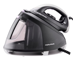 Statie de calcat MORPHY RICHARDS, EasySteam, 2400W, Capacitate 1.8L, 6 Bari, Talpa ceramica, Tehnologie AutoClean - Img 4