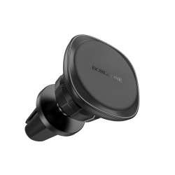 Suport telefon magnetic pentru grila ventilatie Borofone Cloud BH102, negru