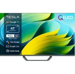 Televizor QLED Tesla 109 cm 43" , Full HD 1920 x 1080, Smart TV, WiFi, CI+