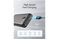 Acumulator extern Veger L30, Fast Charge, 30000 mAh, PD20W, Display LED, Black - Img 4