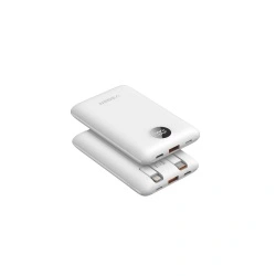 Baterie Externa Veger W1170, 1 x USB-C, 1 x Lightning, 1 x USB-A, 10000 mAh, Alb - Img 3