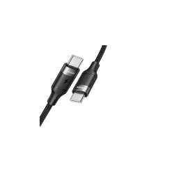 Cablu de date, Veger, USB-C la USB-C, 100W, 1.5m, negru