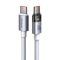 Cablu, Mcdodo USB-C la USB-C, 100W, 1.2m, alb