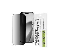 Folie iPhone 17 Pro Techsuit 111D Privacy Full, neagra