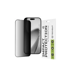 Folie iPhone 17 Pro Techsuit 111D Privacy Full, neagra