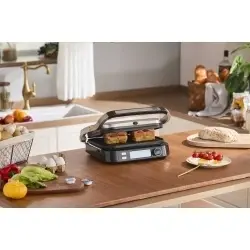 Grill electric Morphy Richards MGS1001, 1800W, argintiu - Img 6